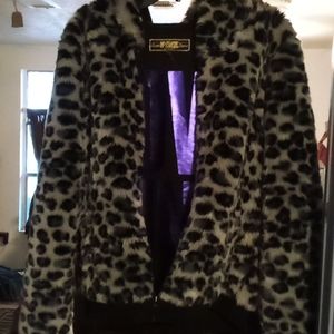 Victoria Secret Pink. Fur women's coat